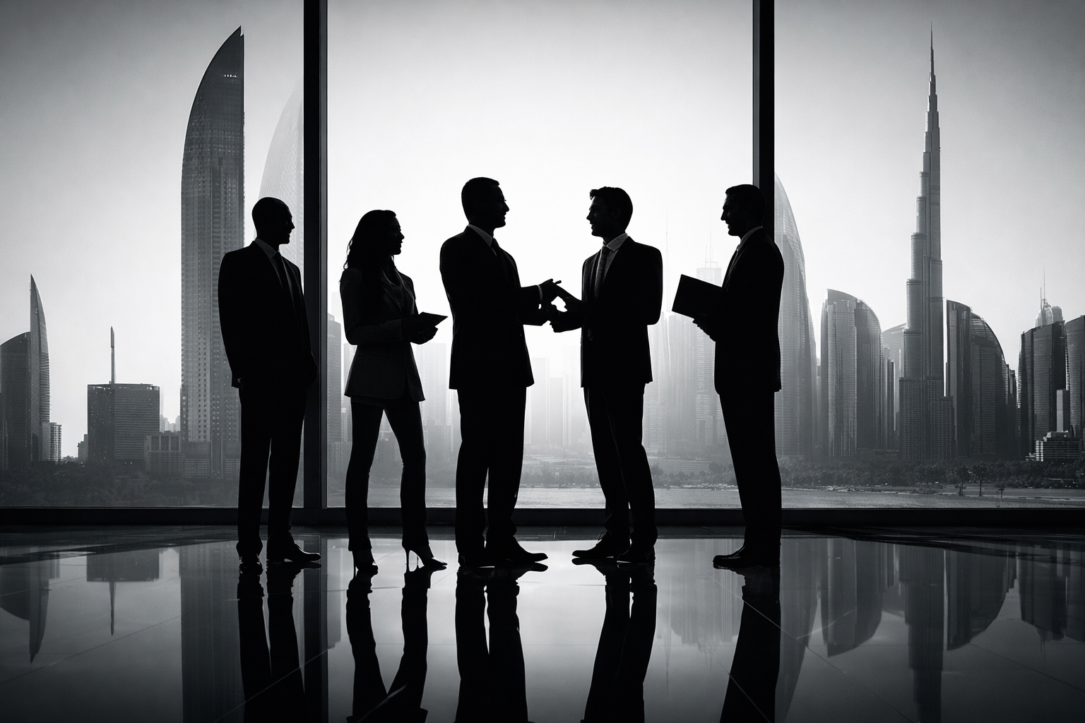 Professionals at work